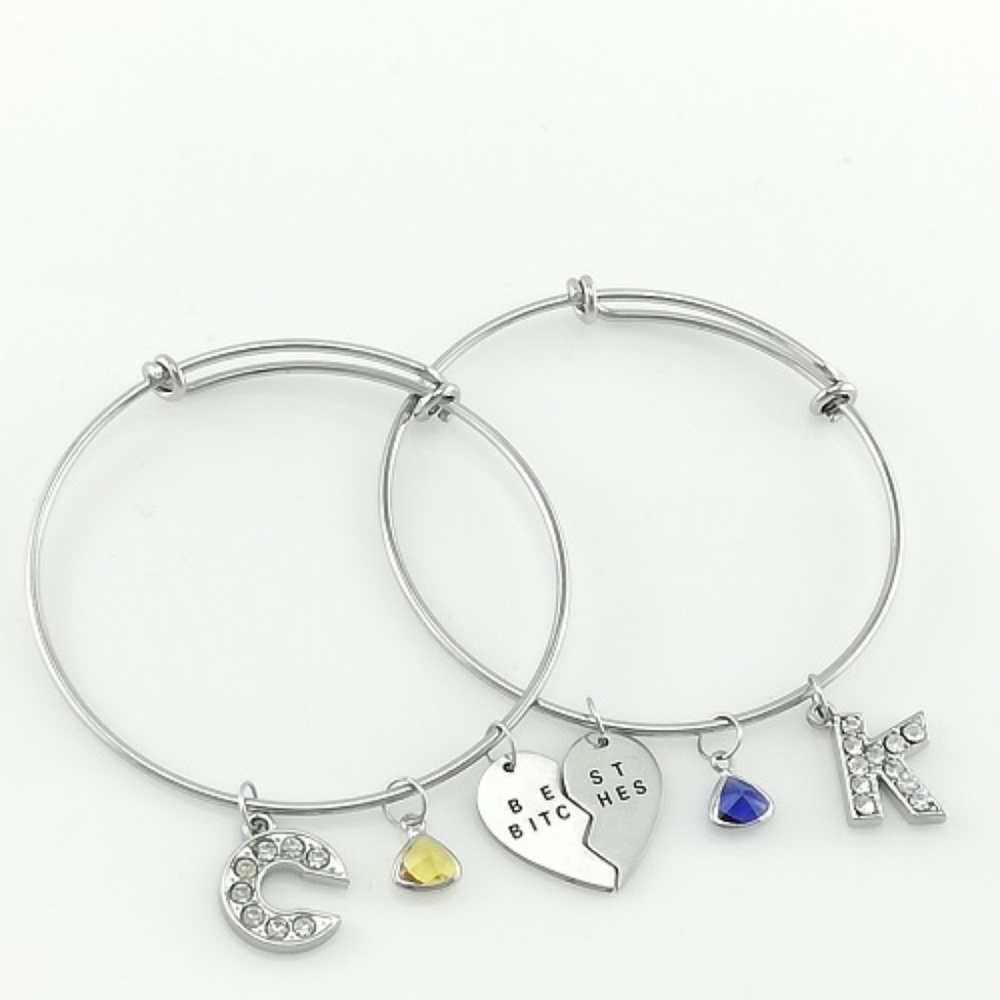 Best bitches charm bracelet s